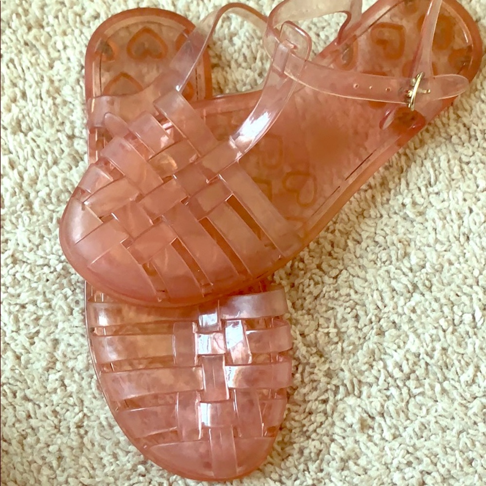Pink Jelly Sandals